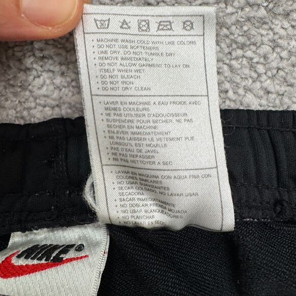 Nike Dri-Fit Vintage 90's Jogger Pants Mens Large Black Ankle Zip Pockets Active - Picture 9 of 14
